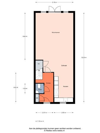 Floorplan - Tabakskamp 74, 3751 JP Bunschoten-Spakenburg